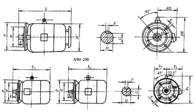 YKZ��FXZ�����ƄӮ���늄әC(j��)���γߴ磨H80��H160��
