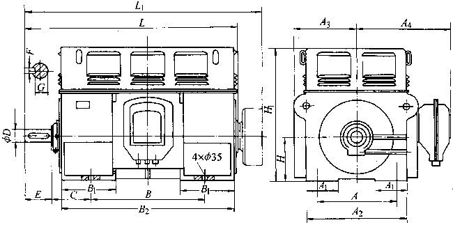Y��YRϵ���������ஐ��늄әC���μ����b�ߴ磨660V��